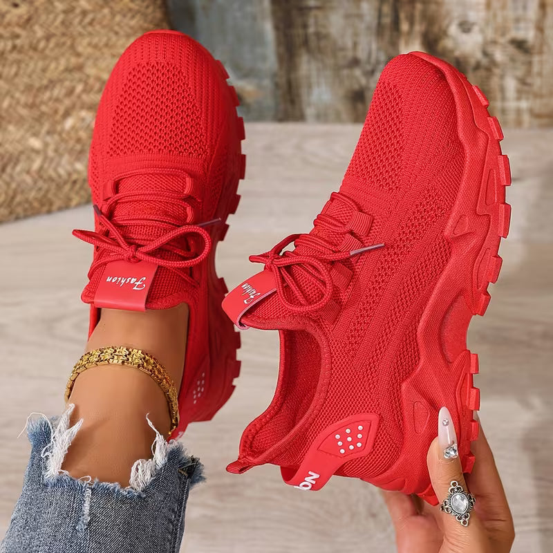 Lage sneakers dames | Sportschoenen dames | Instapgemak & Ademend Comfort