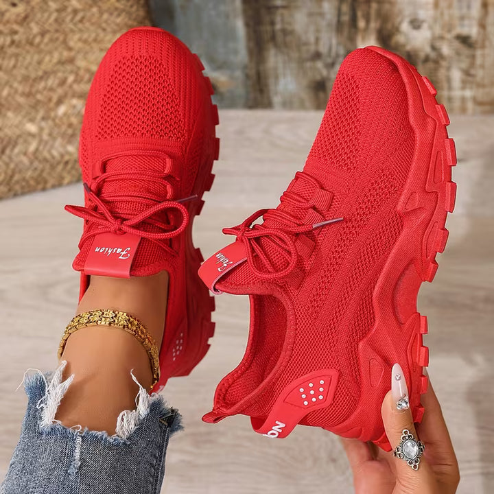 Lage sneakers dames | Sportschoenen dames | Instapgemak & Ademend Comfort