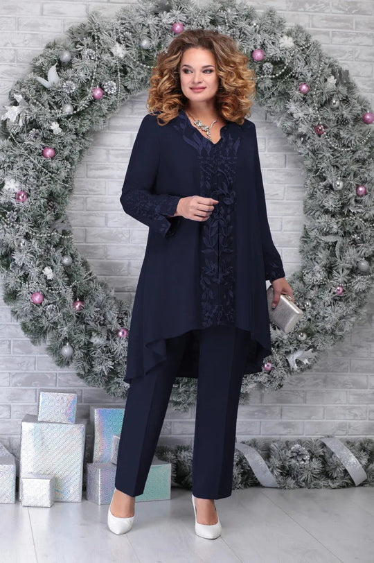Variant image for Vrouwen 2-delige Set Elegante Borduurdetails - Lisa-7
