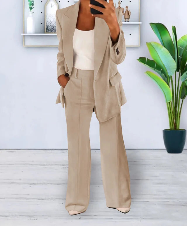 Blazer en Broek Set  | Oversized Pasvorm & Lichte Stretch