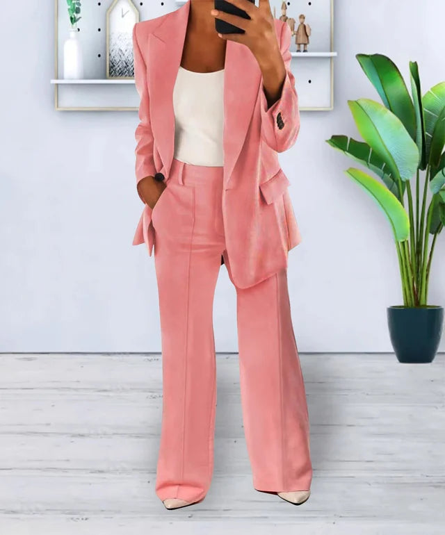 Blazer en Broek Set  | Oversized Pasvorm & Lichte Stretch