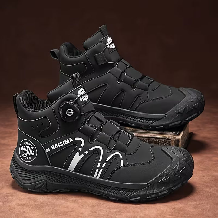 Werkschoenen Heren | Hoge schoen | Snelle Draaiknopsluiting & Stabiele Enkelsteun