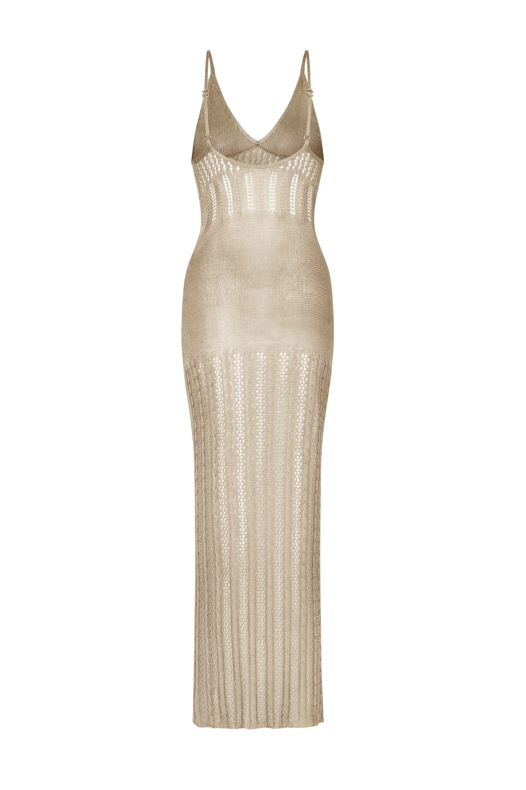 Dames Strandjurk Mouwloos Hoge Split Over Bikini - Neva-5