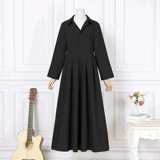Dames Maxi Jurk Plooien Elegante Lange Zomerjurk - Gloria-6