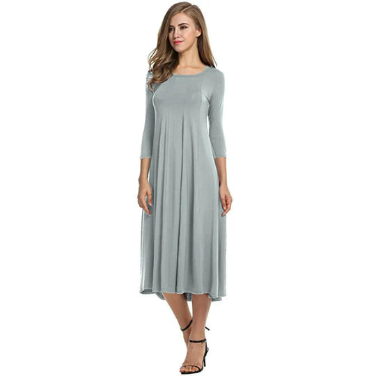 Variant image for Dames Driekwart Jurk Stijlvol Ontwerp voor de Zomer - Femme-31