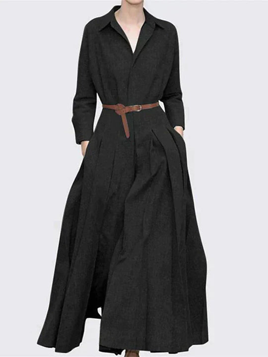 Variant image for Dames Maxi Jurk Plooien Elegante Lange Zomerjurk - Gloria-6