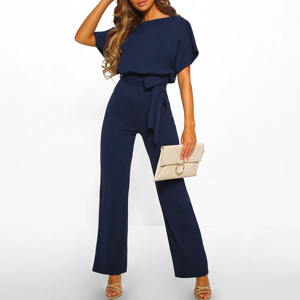 Noa - Comfortabele Jumpsuit met Smalle Taille