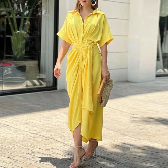 Dames Lange Jurk Elegante Chic Stijl Voor Feestelijke Kleding - Emma-4