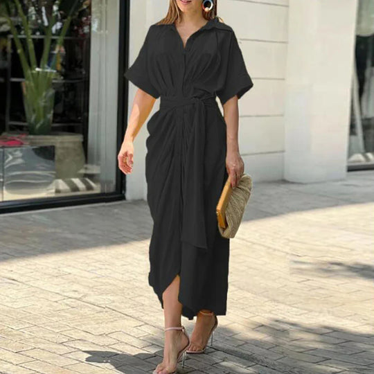 Dames Lange Jurk Elegante Chic Stijl Voor Feestelijke Kleding - Emma-5