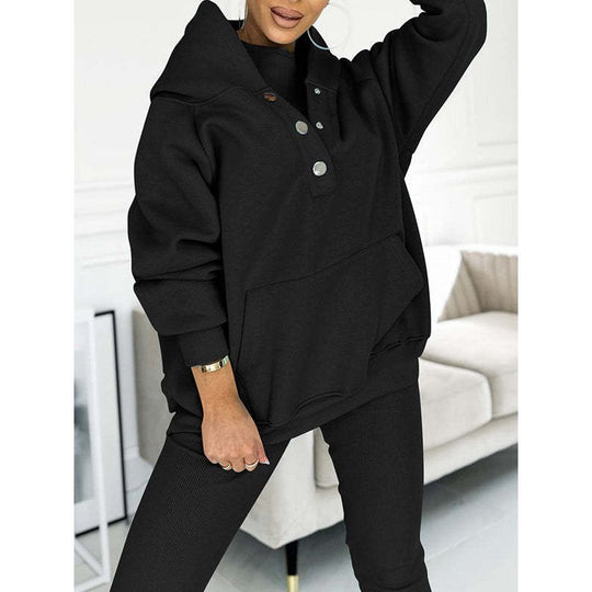 3-delige Knusse Hoodie Set voor vrouwen