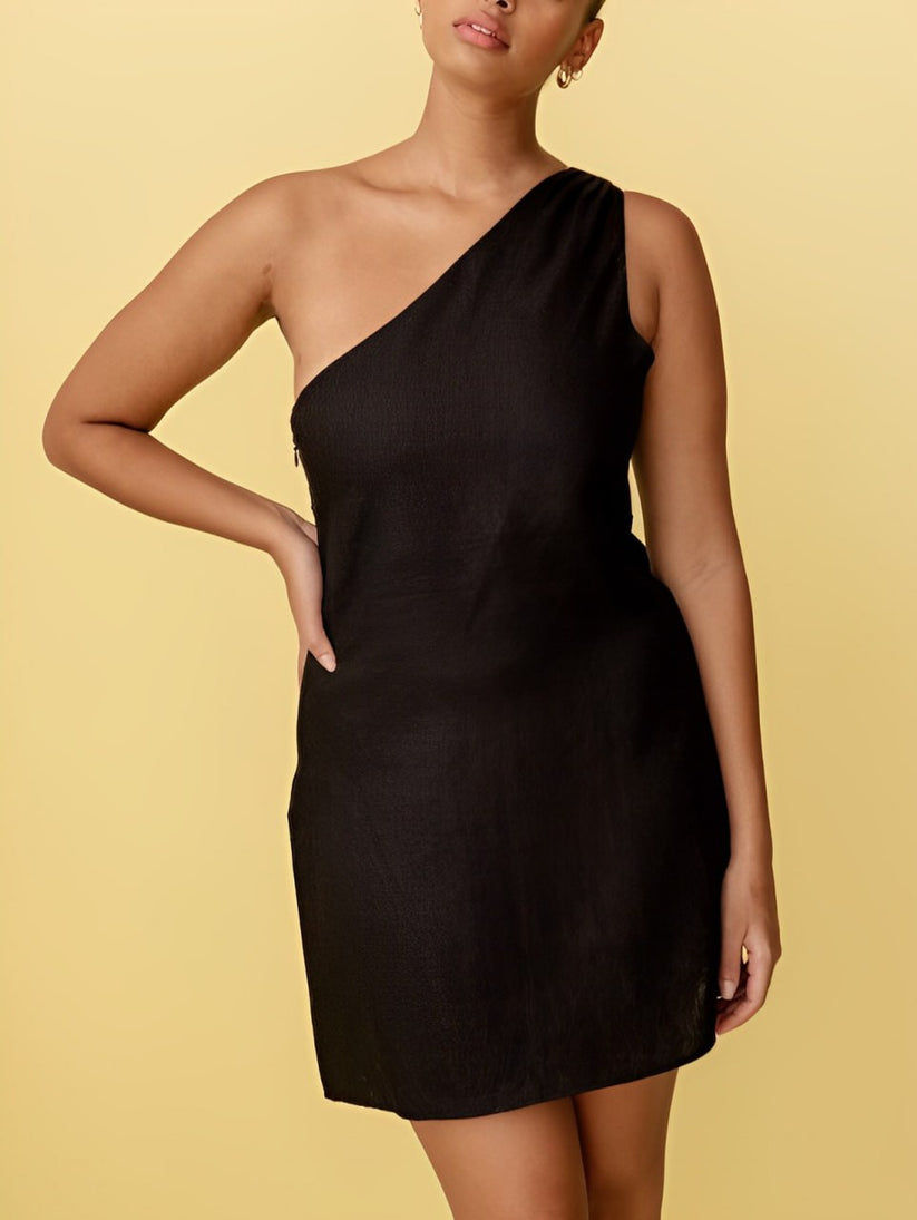 Variant image for Dames Maxi Jurk One-Shoulder Elegant Zomerdesign - Selina-13
