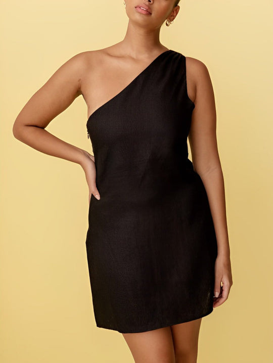 Variant image for Dames Maxi Jurk One-Shoulder Elegant Zomerdesign - Selina-13