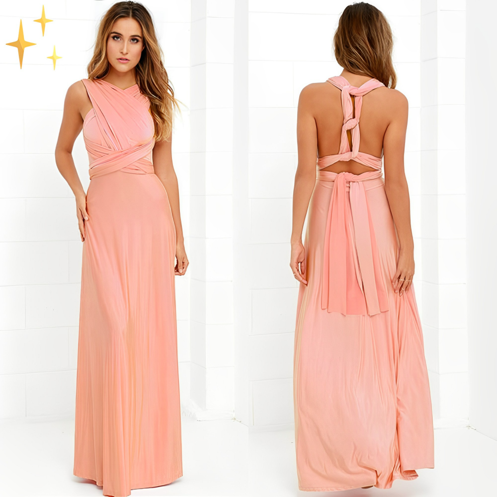 Variant image for Dames Maxi Wikkeljurk Flatterend Ontwerp Ademend - Fiete-49