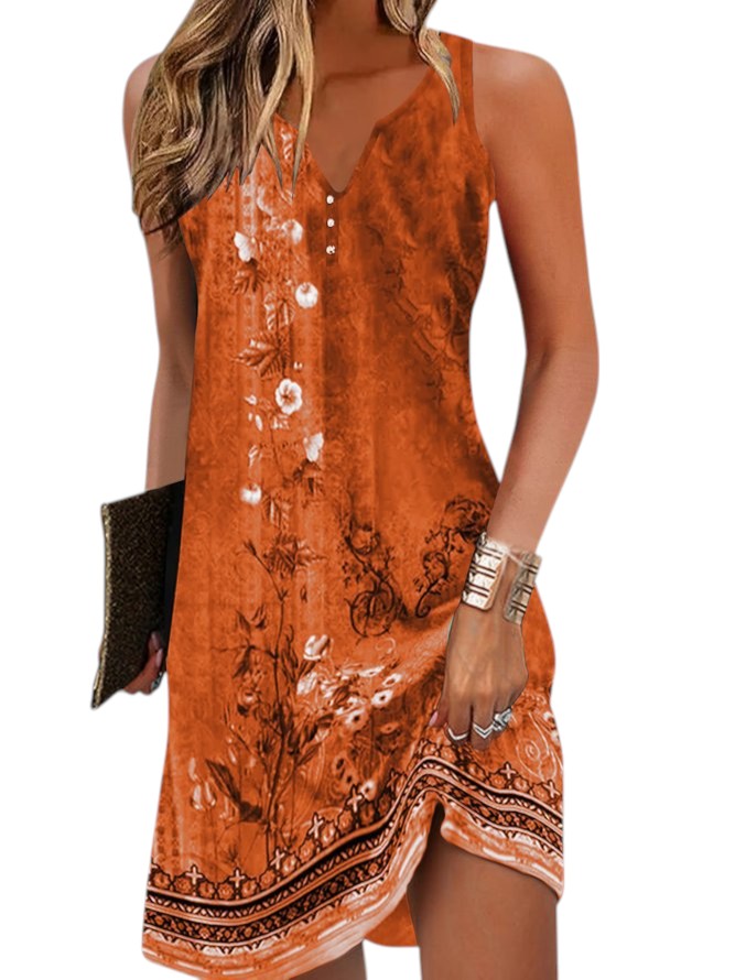 Variant image for Dames Zomerjurk Luchtige Stof Met Trendy Print - Lisa-19