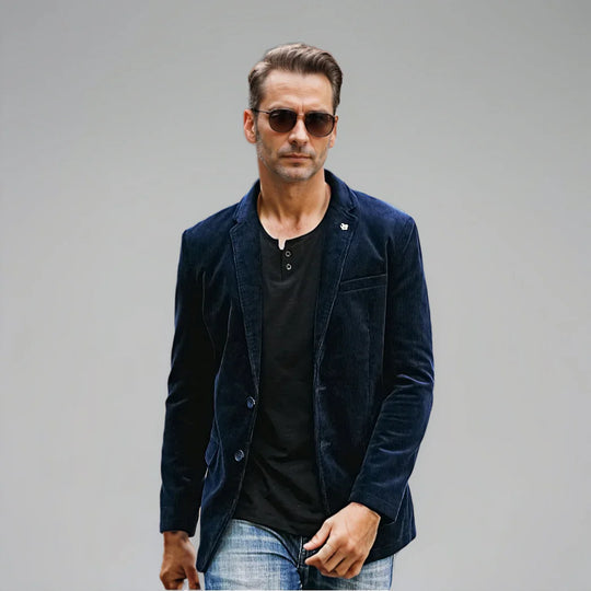 Blazer Heren | Tijdloze Uitstraling & Soepele Bewegingsvrijheid