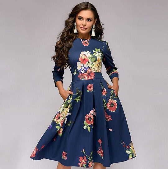 Variant image for Dames Lange Satijnen Jurk Elegante Vloeiende Pasvorm - Olivia-7