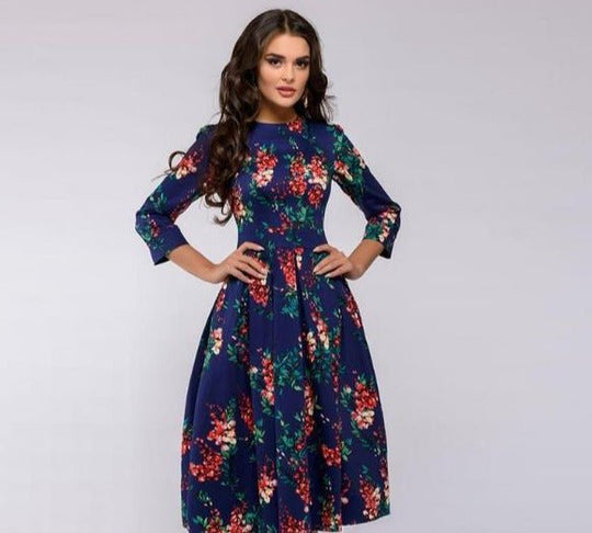Variant image for Dames Lange Satijnen Jurk Elegante Vloeiende Pasvorm - Olivia-31