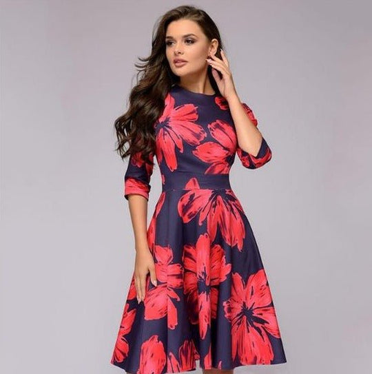 Variant image for Dames Lange Satijnen Jurk Elegante Vloeiende Pasvorm - Olivia-25