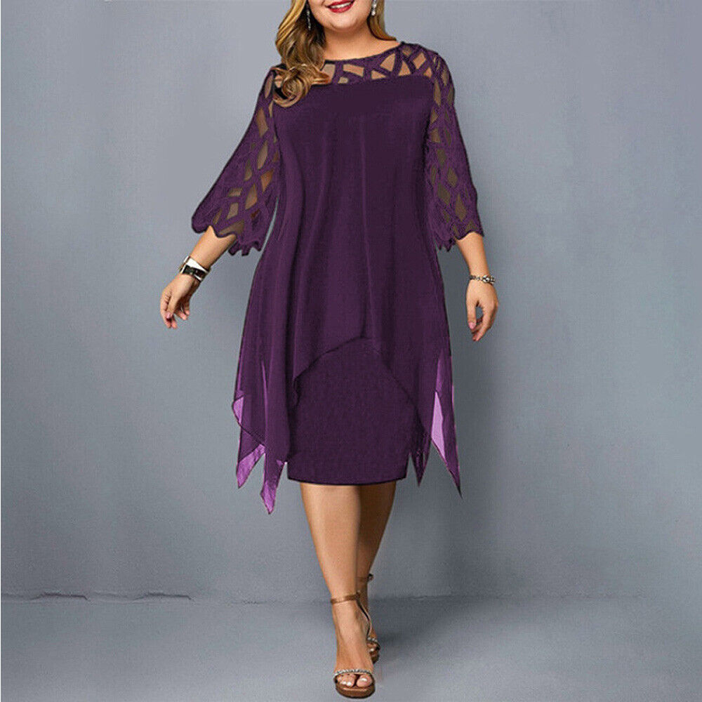 Dames Oversized Midi-Jurk Luchtige Pasvorm Elegante Stijl - Sophie-2