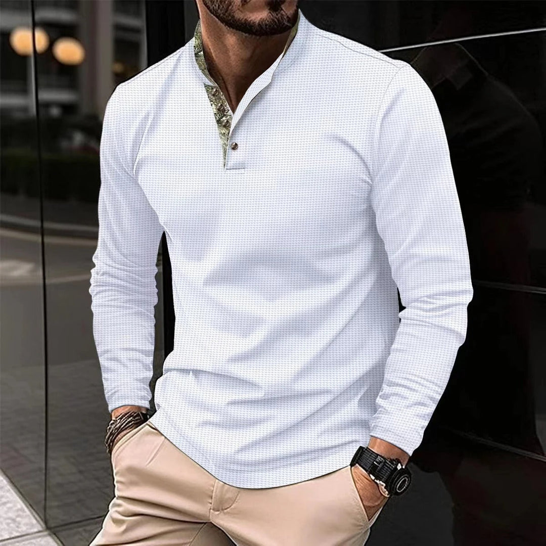 Alejandro - Heren casual overhemd met lange mouwen